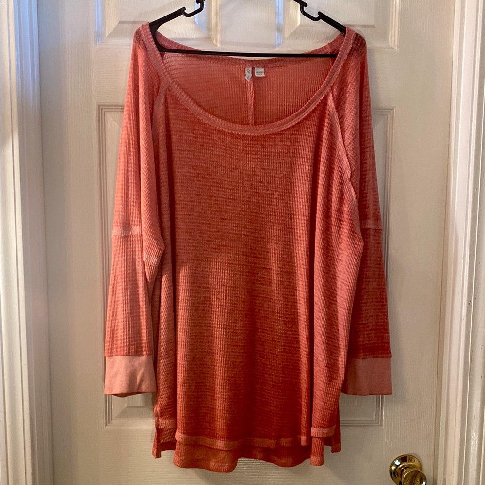 Cato Pink Oversized Tunic Blouse
